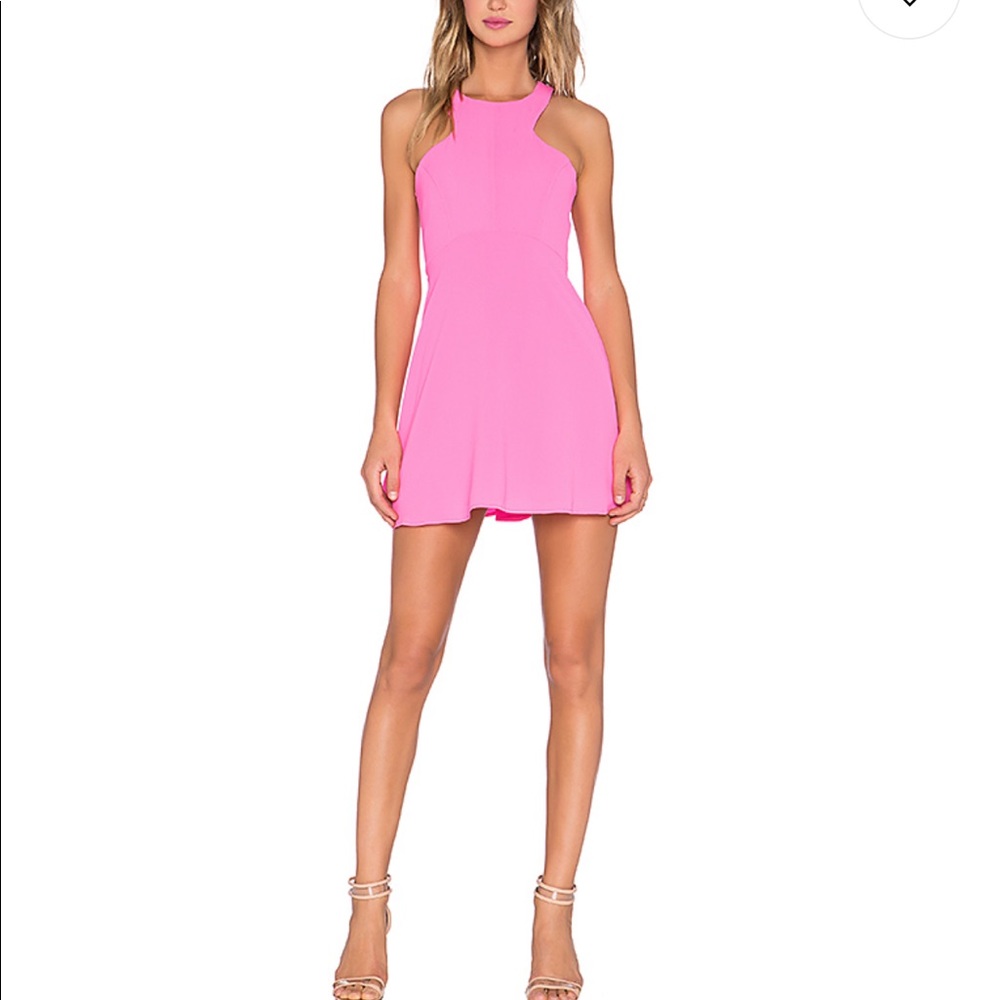 Revolve hot pink dress M